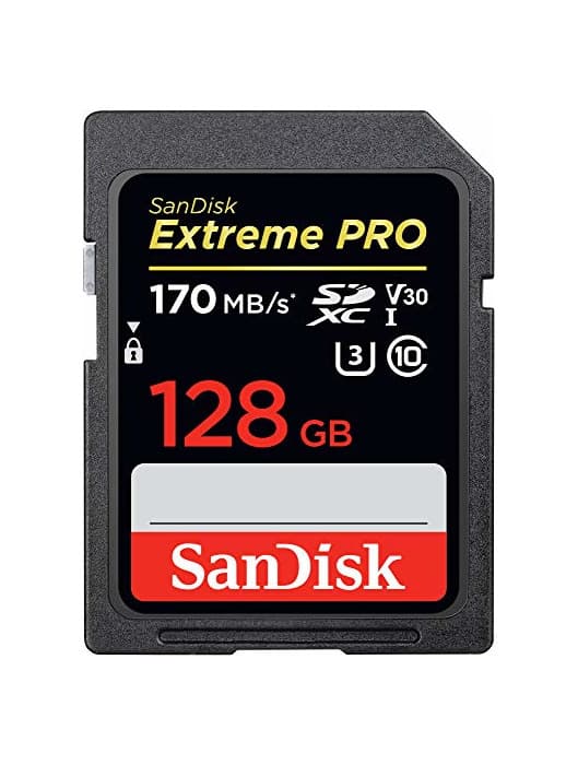 Electronic SanDisk Extreme Pro - Tarjeta de Memoria SDXC de 128 GB