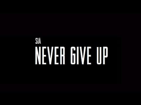 Music Never give up (Sia)