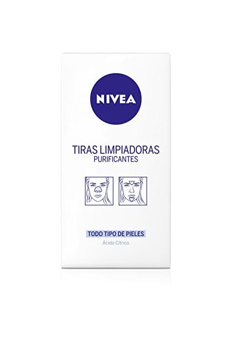 Beauty Nivea - Tiras limpiadoras purificantes zona T para cara y rostro