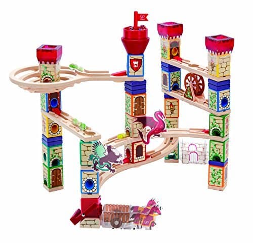 Product Hape Quest Marble Run Juegos de canicas Circuito Medieval Barrutoys E6018