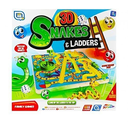 Producto 3d Snakes and Escaleras infantil juego de Mesa Tradicional Familia Juguete 3+