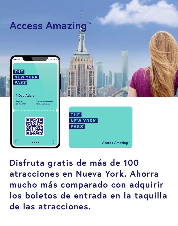 Producto New York Pass® Sitio Oficial