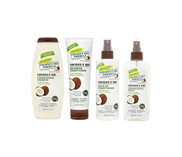 Beauty Palmers Coconut Oil Formula Shampoo, Conditioner, Leave-In Conditioner, Spray