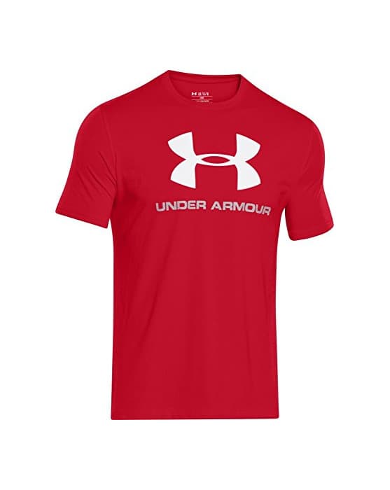 Fitness Under Armour Cc Sportstyle Logo Camiseta de Manga Corta, Hombre, Rojo