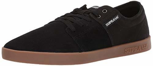 Moda Supra Stacks II, Zapatillas de Skateboard Unisex Adulto, Negro