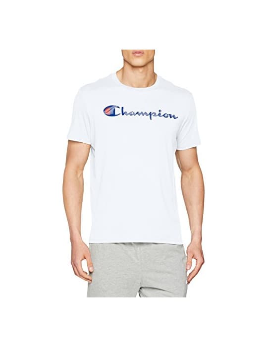 Fashion Champion Crewneck T-Shirt, Camiseta Hombre, Blanco