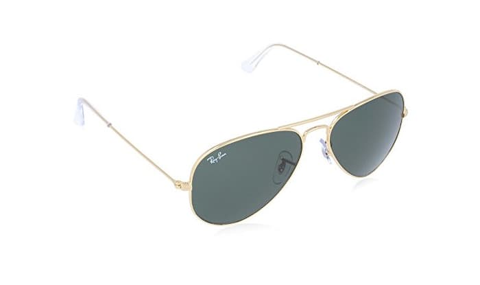 Fashion Ray-Ban Aviator Large Metal, Gafas de sol para Hombre, Dorado