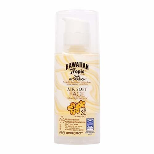 Belleza Hawaiian Tropic Silk Hydration Air Soft Face - Loción Solar Protectora para