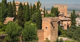 Movie LA ALHAMBRA DE GRANADA. " El Castillo Rojo"