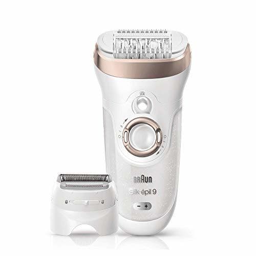 Belleza Braun Silk-épil 9 9-561 - Depiladora para mujer eléctrica inalámbrica con tecnología