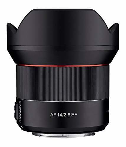 Electrónica Samyang SA7051 - Objetivo de focal fija con auto focus para cámaras