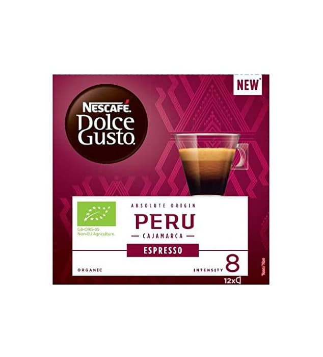 Producto Nescafe DOLCE GUSTO Pods/Cápsulas – Orgánico Peru Cazamara