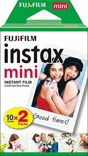 Electrónica Fujifilm Instax Mini Brillo - Pack de 20 películas fotográficas instantáneas