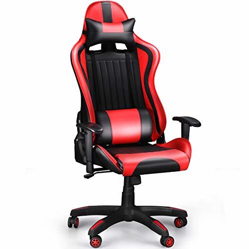 Elemento de la categoría hogar Slypnos Gaming Silla, Ergonómica Racing Silla de Escritorio Ordenador, Espalda Alta Ajustable