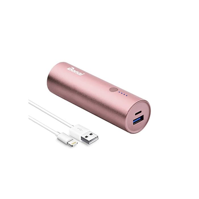 Electronic BONAI Power Bank Portatil 5800mAh Portable Charger Mini Battery External Cargador Móvil