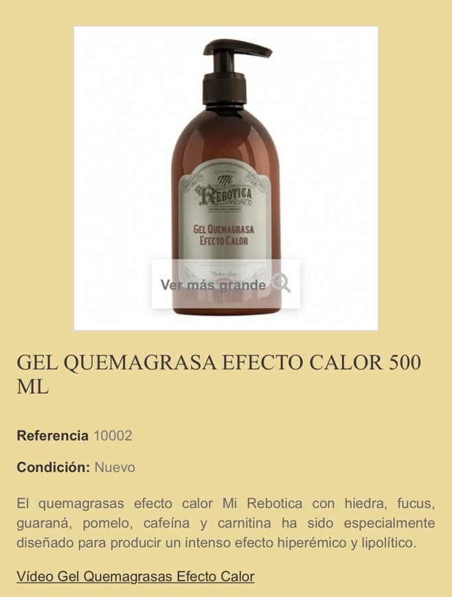 Fashion GEL QUEMAGRASA EFECTO CALOR 500 ml Abdomen y glúteos ...