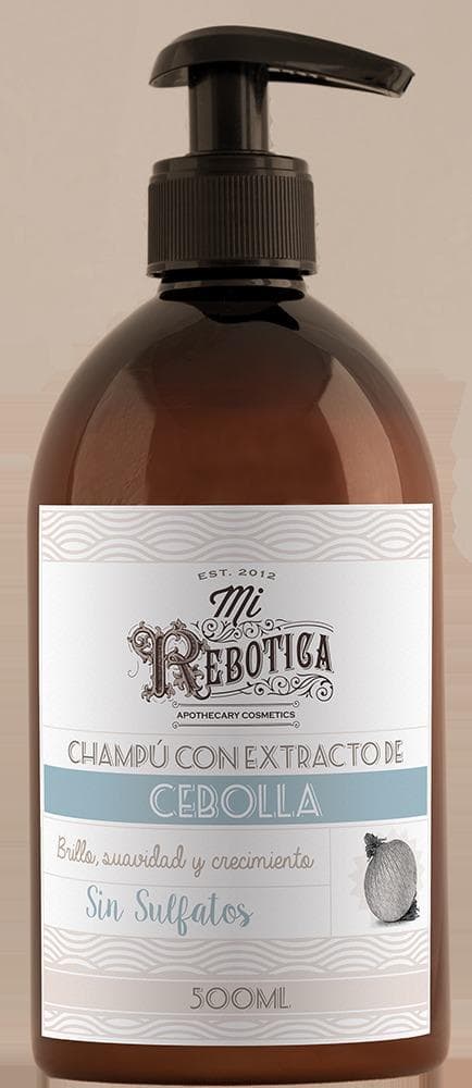 Belleza Champú con extracto de cebolla, de Mi Rebotica.