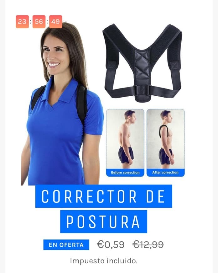 Moda Corrector de postura 