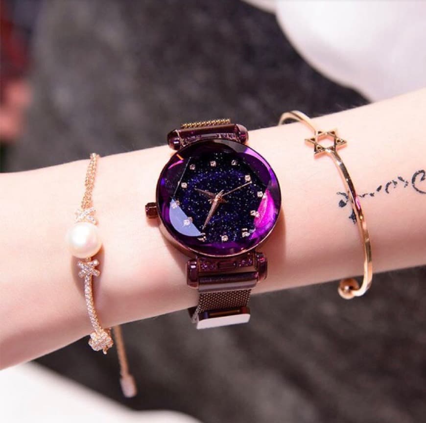 Fashion Women Starry Sky Waterproof Watch