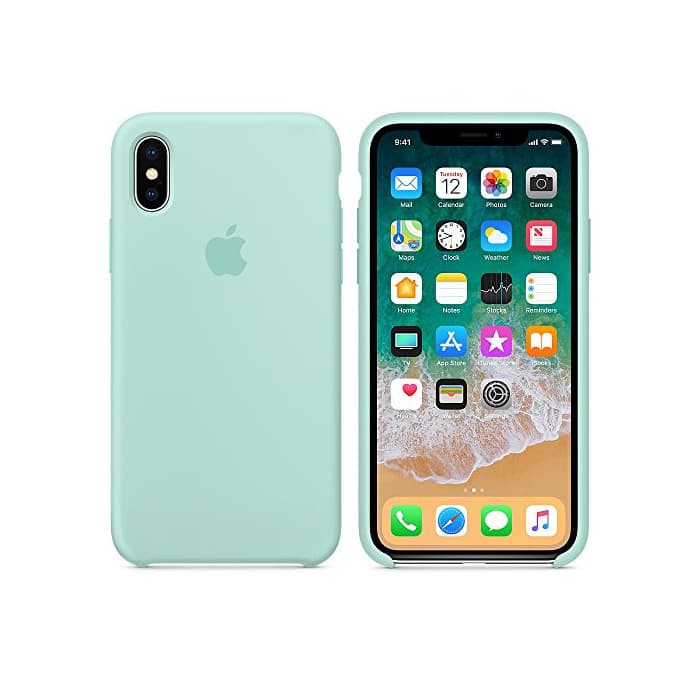 Electronic El último Verano Funda iPhone X, Slim Líquido de Silicona Gel Carcasa