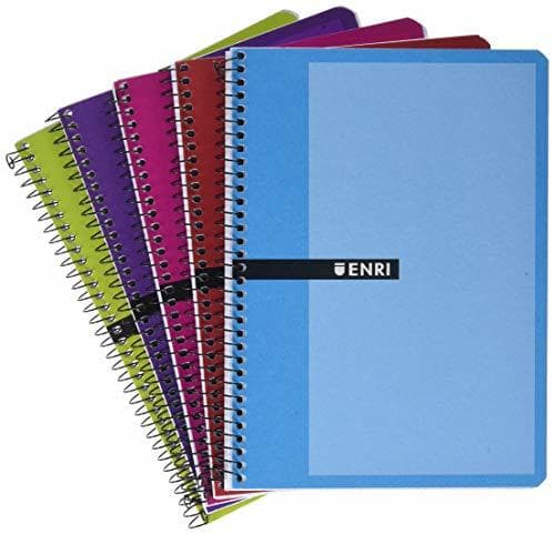 Product Enri 100430081 - Pack de 5 cuadernos espiral