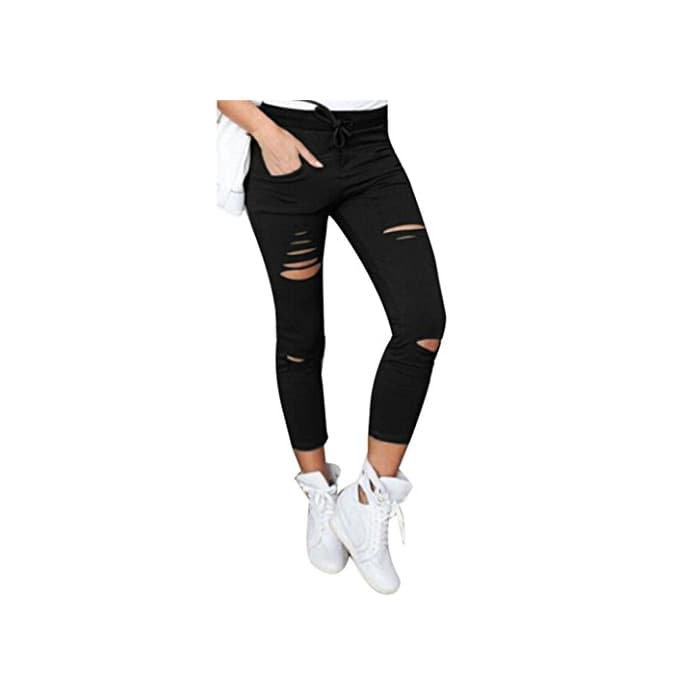 Product Pantalones vaqueros mujer slim fit , ❤️Amlaiworld Pantalones mujer rotos Mallas mujer