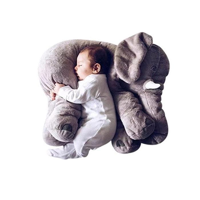 Home Kenmont elefante Cojín Dormido Animales elefante Almohada de algodón 100% novedad de peluche de juguete blando para decoración