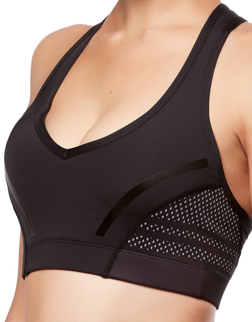 Moda LILYBOD sports bra WILLOW CROP - CARBON LITE