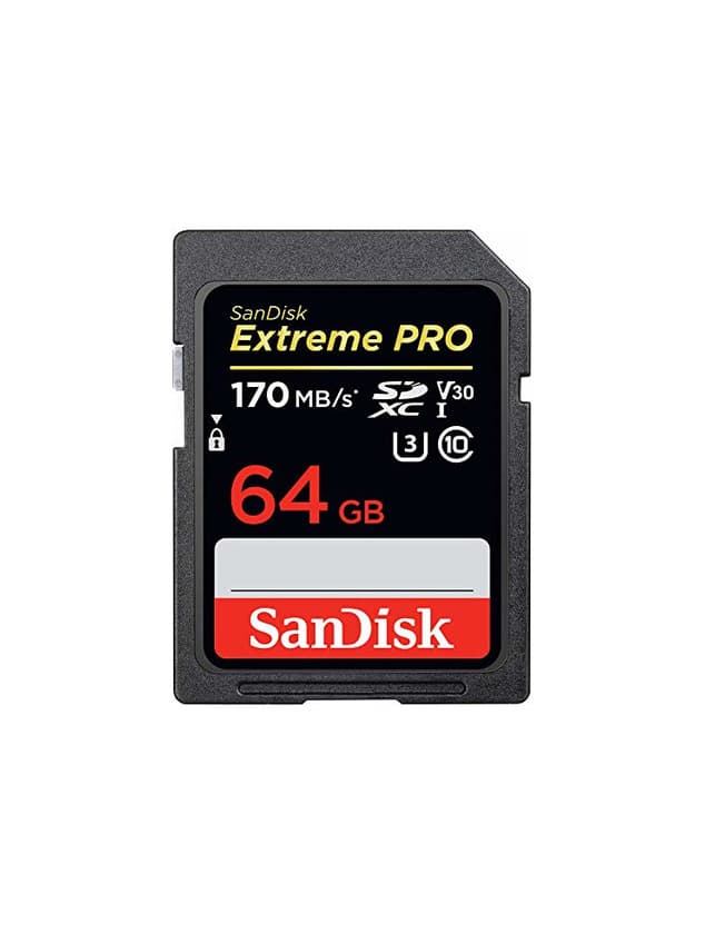 Electrónica SanDisk Extreme Pro - Tarjeta de Memoria SDXC de 64 GB