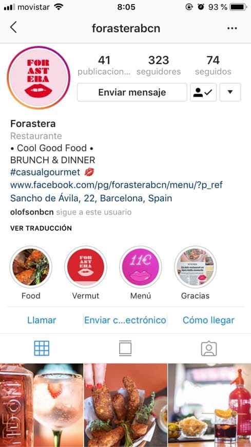 Restaurantes Forastera