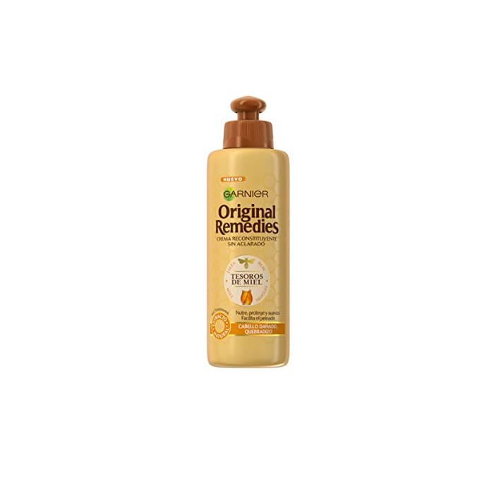 Beauty Garnier Crema Reconstituyente Original Remedies sin Acalarado Tesoros de Miel