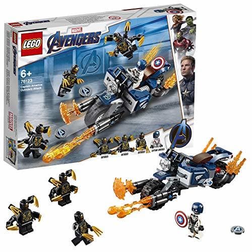 Product LEGO Super Heroes - Capitán América: Ataque de los Outriders, Juguete de