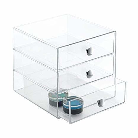 Home iDesign Organizador de maquillaje con 3 cajones