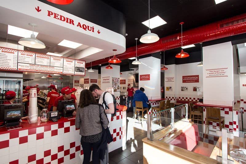 Restaurantes Five Guys - Gran Vía