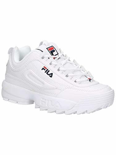 Moda Fila Zapatillas para Mujer, Blanco