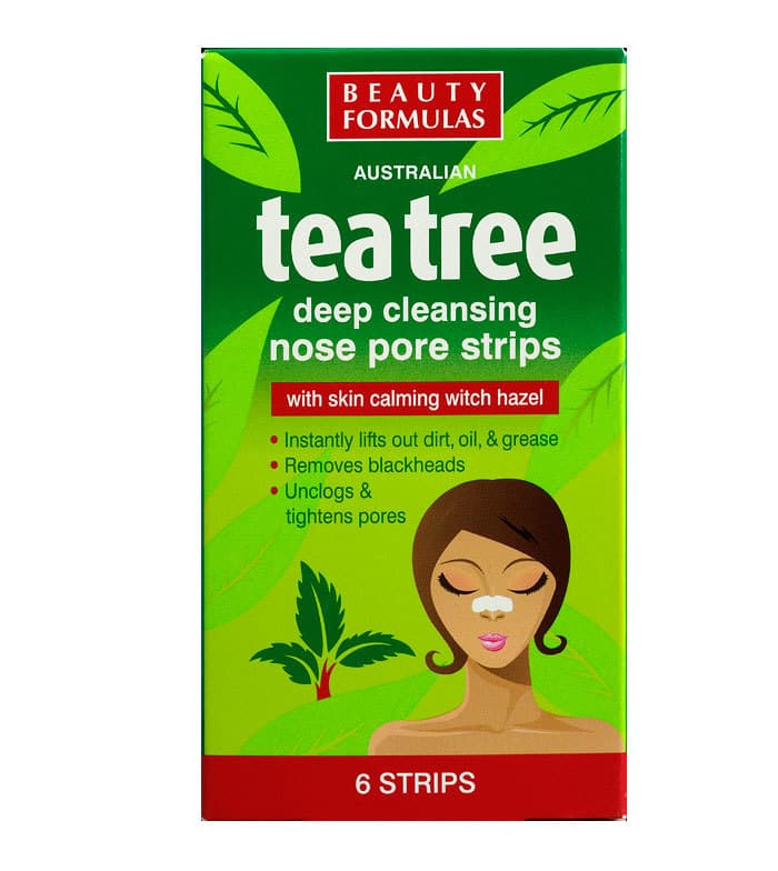 Product Tea Tree Nose Pore Strips, Beauty Formulas