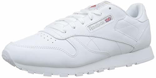 Moda Reebok Classic Leather Zapatillas, Mujer, Blanco, 38.5 EU