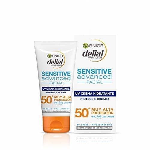 Beauty Garnier Delial Sensitive Advanced Crema Facial Hidratante Alta Protección Solar IP50+