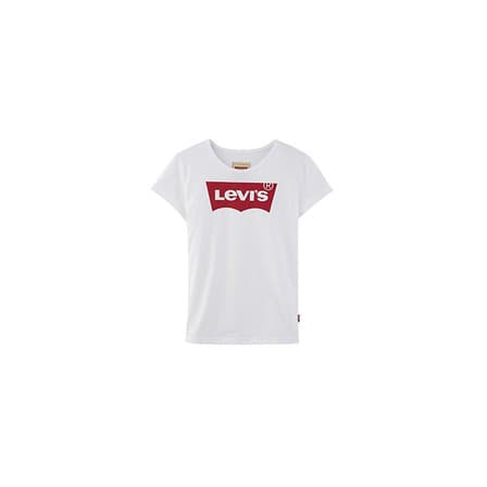 Moda Levi's kids Short Sleeves Batwin T-Shirt Camiseta, Blanco