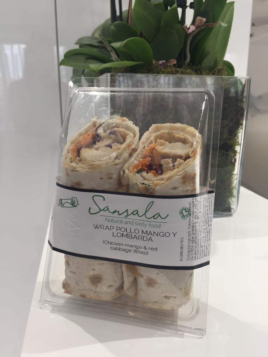 Product Wrap de Pollo Mango y Lombarda