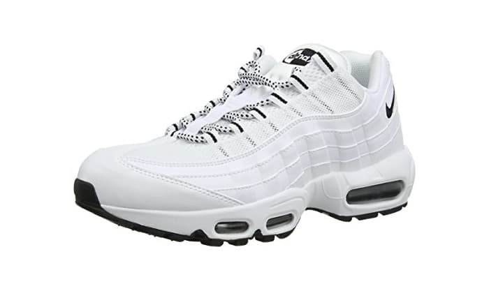 Moda Nike Air MAX 95, Zapatillas de Running para Hombre, Blanco/Negro