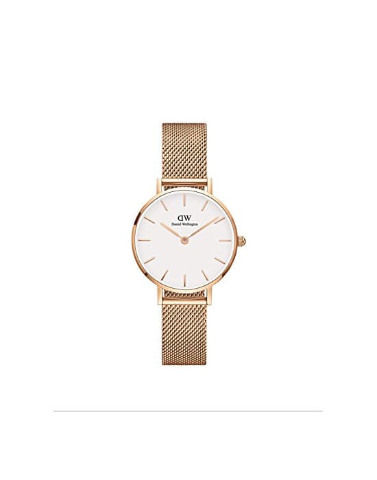 Fashion Daniel Wellington Reloj Analógico para Mujer de Cuarzo con Correa en Acero