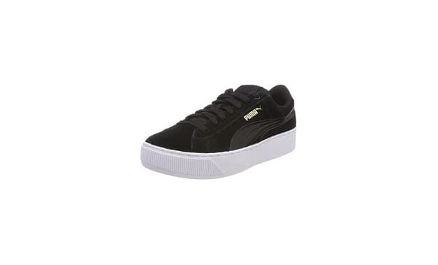 Moda Puma Vikky Platform, Zapatillas para Mujer, Negro