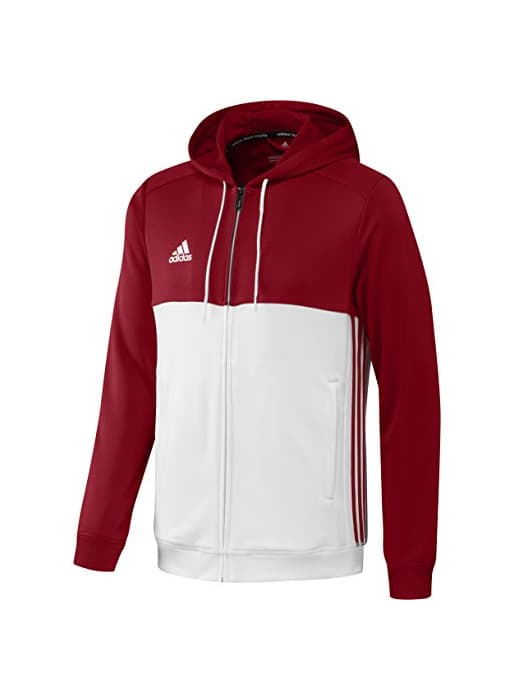 Moda adidas para Hombre con Capucha T16 Power Red/White Talla