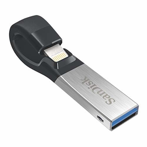 Electrónica Memoria Flash USB SanDisk iXpand de 128 GB para iPhone y iPad