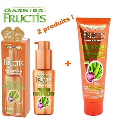 Beauty Garnier Fructis Stop agressions (2 productos) – Sérum anti-fourches Cabello abîmés 50 ml + acondicionador