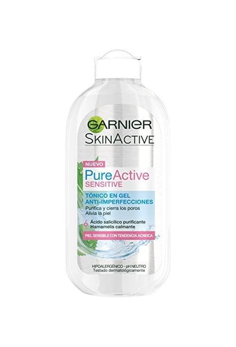 Beauty Garnier PureActive Sensitive Gel Tónico Anti-Imperfecciones