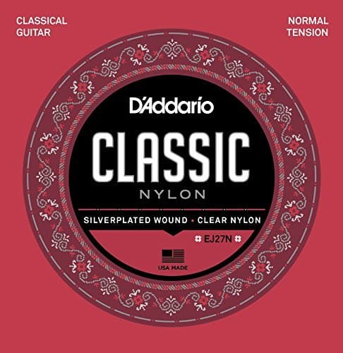 Electronic D'Addario EJ27N - Juego de Cuerdas para Guitarra Clásica de Nylon, .028-.043