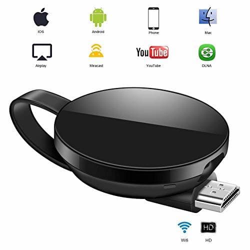 Electronic ATETION WiFi Dongle de Pantalla, Wi-Fi Receptor Mini Pantalla 1080P HDMI TV