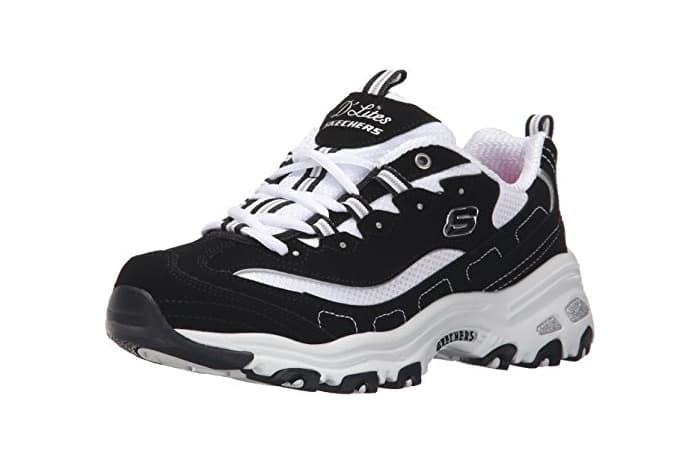 Moda Skechers 11930, Zapatillas para Mujer, Negro